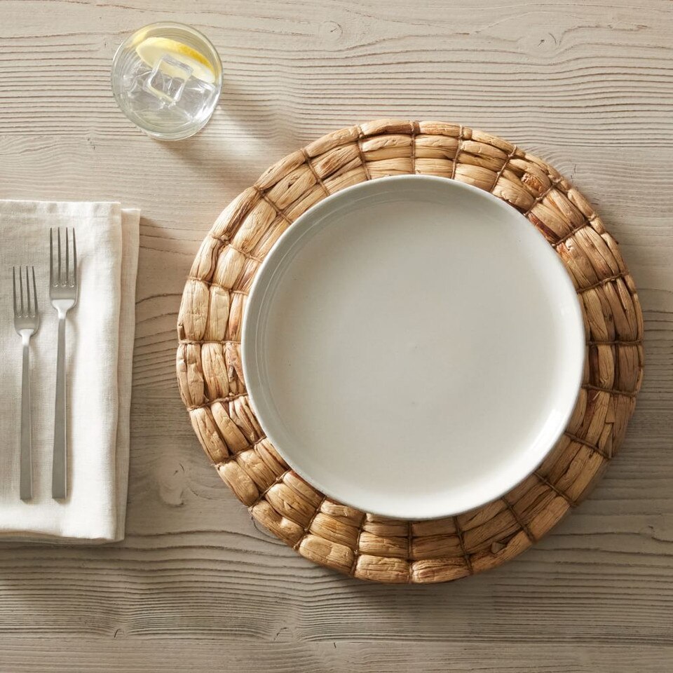 Water Hyacinth Woven Placemat West Elm UK